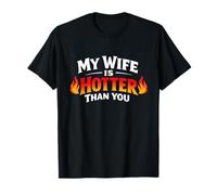 Cita Divertida del Marido Mi Esposa es más Caliente Que tú Pareja Camiseta
