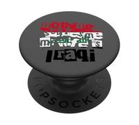 Cita Divertida del Marido Nada me Asusta Mi Esposa es iraquí PopSockets PopGrip Adhesivo