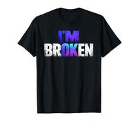 Cita Divertida Estoy Roto Mensaje Humorístico Camiseta