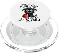 Cita Divertida Meme Café Diciendo - No me Gusta la Gente de la mañana PopSockets PopGrip para MagSafe