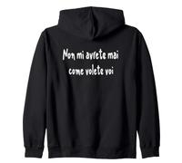 Cita Divertida Non mi avrete MAI Come volete VOI Sudadera con Capucha