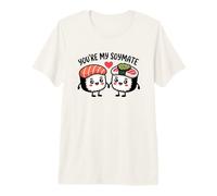 Cita Divertida para Amantes de la Comida Eres mi Alma Gemela Camiseta Premium