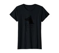 Cita Divertida para Amantes de Las Mascotas Si a mi Perro no le Gustas Camiseta, Mujer, Negro, M