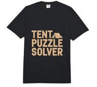 Cita Divertida para Tienda de campaña, Rompecabezas de Tienda de campaña Comfort Colors Adult Heavyweight T-Shirt