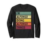 Cita Divertida Personalizada I'm Alfonso Doing Alfonso Things Manga Larga