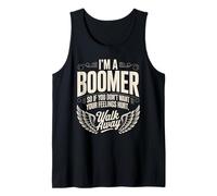 Cita divertida que dice que soy un boomer no quiero sentimientos heridos Camiseta sin Mangas