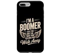 Cita divertida que dice que soy un boomer no quiero sentimientos heridos Carcasa para iPhone 7 Plus/8 Plus