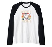 Cita divertida retro de Rabbit Death To Tyrants, vintage de los 90 Camiseta Manga Raglan