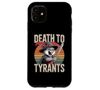 Cita divertida retro de Rabbit Death To Tyrants, vintage de los 90 Carcasa para iPhone 11