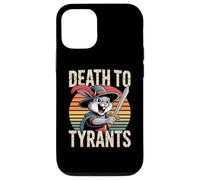 Cita divertida retro de Rabbit Death To Tyrants, vintage de los 90 Carcasa para iPhone 12/12 Pro
