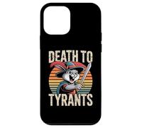 Cita divertida retro de Rabbit Death To Tyrants, vintage de los 90 Carcasa para iPhone 12 mini