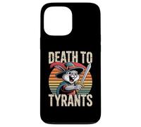 Cita divertida retro de Rabbit Death To Tyrants, vintage de los 90 Carcasa para iPhone 13 Pro Max