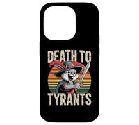 Cita divertida retro de Rabbit Death To Tyrants, vintage de los 90 Carcasa para iPhone 14 Pro