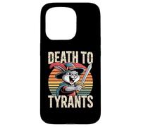 Cita divertida retro de Rabbit Death To Tyrants, vintage de los 90 Carcasa para iPhone 15 Pro