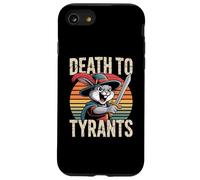 Cita divertida retro de Rabbit Death To Tyrants, vintage de los 90 Carcasa para iPhone SE (2020) / 7 / 8