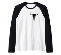 Cita Divertida si los géneros confunden Que Vas a Leche un Toro Vintage Camiseta Manga Raglan