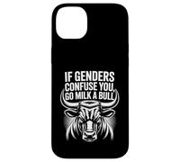 Cita divertida si los géneros confunden que vas a leche un toro Vintage Carcasa para iPhone 14 Plus