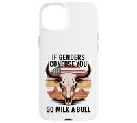 Cita divertida si los géneros confunden que vas a leche un toro Vintage Carcasa para iPhone 15 Plus