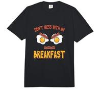 Cita Divertida sobre Comida: «No te metas con mis Huevos con Tocino para el Desayuno» Comfort Colors Adult Heavyweight T-Shirt