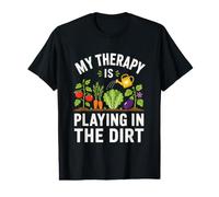 Cita Divertida sobre jardinería de My Therapy Is Playing in The Dirt Camiseta gráfica económica