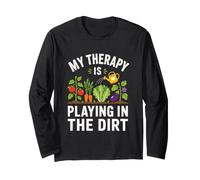 Cita Divertida sobre jardinería de My Therapy Is Playing in The Dirt Manga Larga
