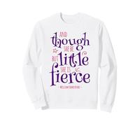Cita Divertida Though She Be but Little Is Fierce Sudadera
