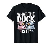 Cita divertida What the Duck Gender Reveal Funny Party Camiseta