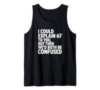Cita Divertida y confusa de Humor matemático 67 Meme Camiseta sin Mangas