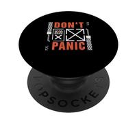 Cita Divertida y desgastada de No te asustes. Tecnología PopSockets PopGrip Adhesivo