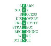 Cita educativa Etiqueta de la pared Palabras de aprendizaje Decoración del aula Estudio motivacional Letras Vinilo Arte de la pared Calcomanías Arte escolar Extra grande - 71x105 cm