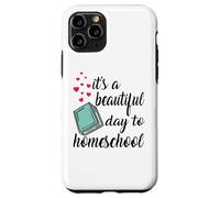 Cita escolar divertida de libros sobre «Es un hermoso día para educar en casa» Carcasa para iPhone 11 Pro