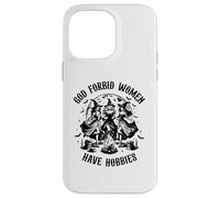 Cita Espeluznante de Bruja de Halloween Dios no lo quiera, Las Mujeres Tienen Pasatiempos Carcasa para iPhone 14 Pro MAX