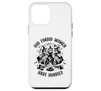 Cita Espeluznante de Bruja de Halloween Dios no lo quiera, Las Mujeres Tienen Pasatiempos Carcasa para iPhone 12 Mini