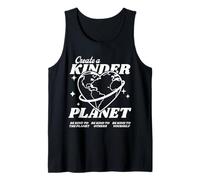 Cita estética Create A Kinder Planet Be Kind Camiseta sin Mangas
