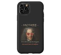 Cita filosófica de Voltaire: Conquista, Seduce, Divertida Carcasa para iPhone 11 Pro