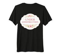 Cita Floral de superación Personal para Mujer en construcción Camiseta Premium