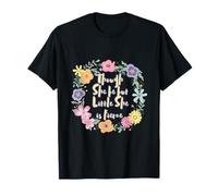 Cita Floral Though She Be But Little She Is Fierce Camiseta