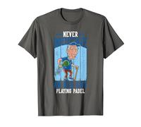 Cita Graciosa del pádel Are You Already Play Padel Camiseta, Hombre, Asfalto, S