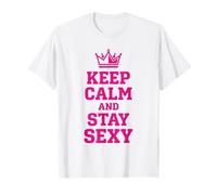 Cita gráfica de Confianza de Keep Calm and Stay Sexy Crown 2 Camiseta