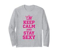 Cita gráfica de Confianza de Keep Calm and Stay Sexy Crown 2 Manga Larga