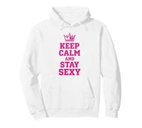 Cita gráfica de Confianza de Keep Calm and Stay Sexy Crown 2 Sudadera con Capucha