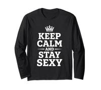 Cita gráfica de Confianza de Keep Calm and Stay Sexy Crown 3 Manga Larga