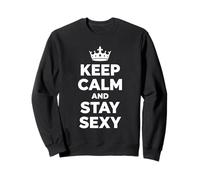 Cita gráfica de Confianza de Keep Calm and Stay Sexy Crown 4 Sudadera