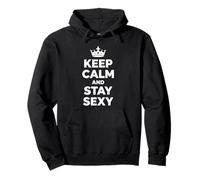 Cita gráfica de Confianza de Keep Calm and Stay Sexy Crown 4 Sudadera con Capucha
