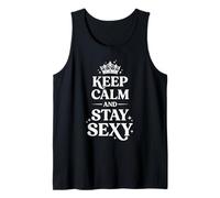 Cita gráfica de Confianza de Keep Calm and Stay Sexy Crown 5 Camiseta sin Mangas