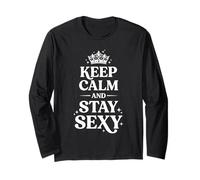 Cita gráfica de Confianza de Keep Calm and Stay Sexy Crown 5 Manga Larga