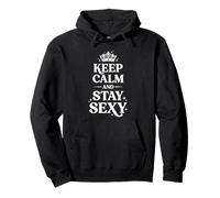 Cita gráfica de Confianza de Keep Calm and Stay Sexy Crown 5 Sudadera con Capucha