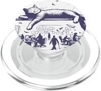 Cita - In A World of Deadlines Cat PopSockets PopGrip para MagSafe