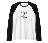 Cita inspiradora Be The One That Turns The Other Way Camiseta Manga Raglan