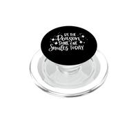 Cita inspiradora Be The Reason Someone Smiles Today PopSockets PopGrip para MagSafe